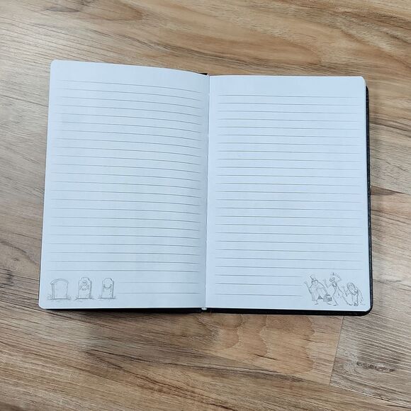 🔺️NWT Disney Black & Silver "The Haunted Mansion" Hardcover Journal - Picture 6 of 11